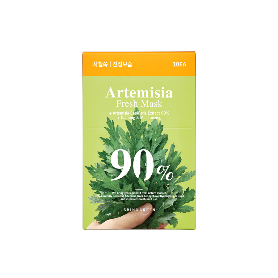 Bring Green Artemisia 90% Fresh Mask 10PCS/BOX - Shop K-Beauty in Australia