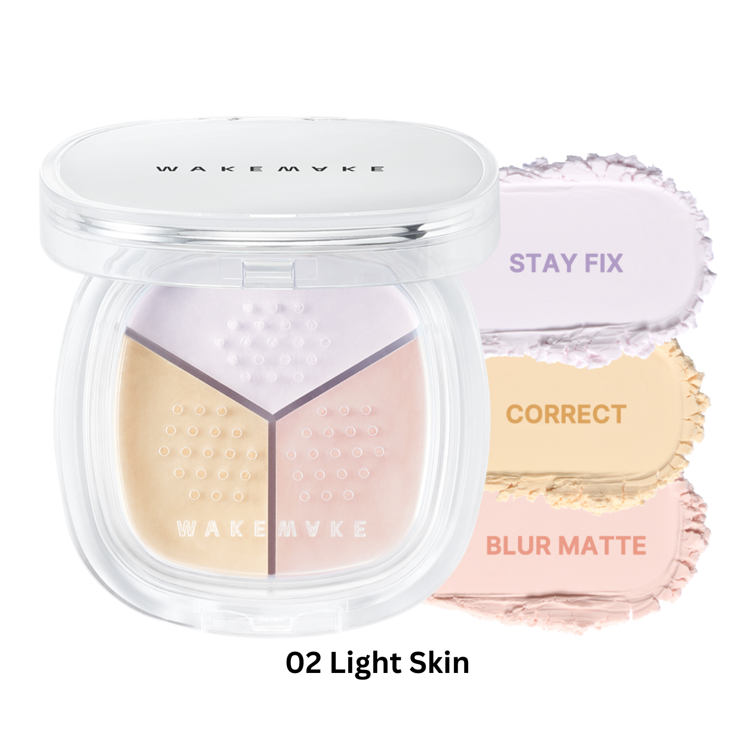 WAKEMAKE Stay Fixer Multi Color Powder (3 Shades) - Shop K-Beauty in Australia