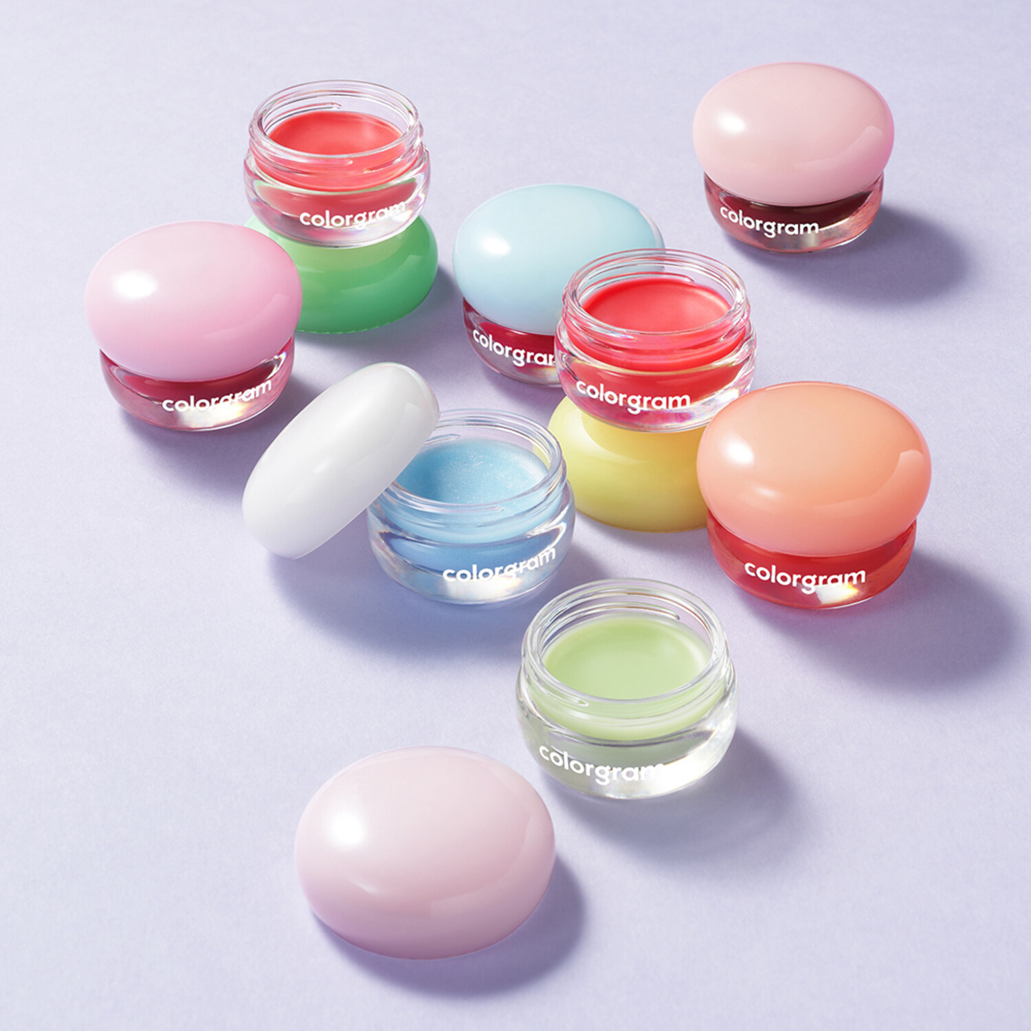 Colorgram Tintin Dory Lip Tint tube with vibrant pink packaging, showing the lip tint applicator and product branding.