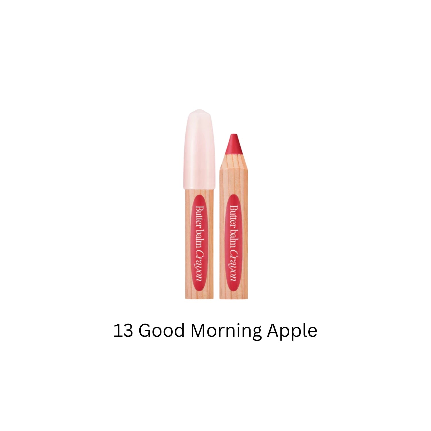 Clio Butter Balm Crayon lipstick in a creamy shade, featuring a crayon design for easy application.