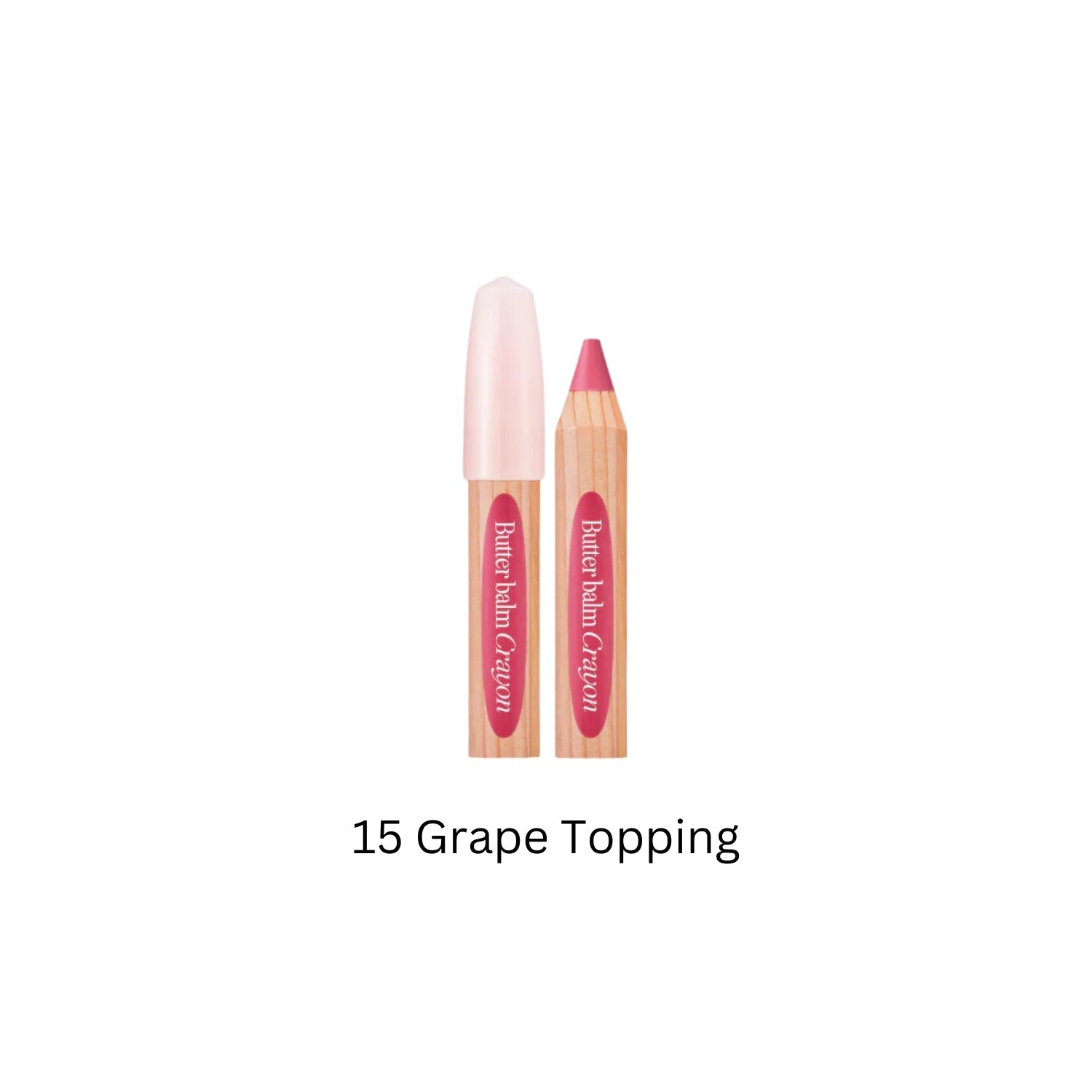 Clio Butter Balm Crayon lipstick in a soft, creamy shade, displayed with the crayon tip and packaging visible.