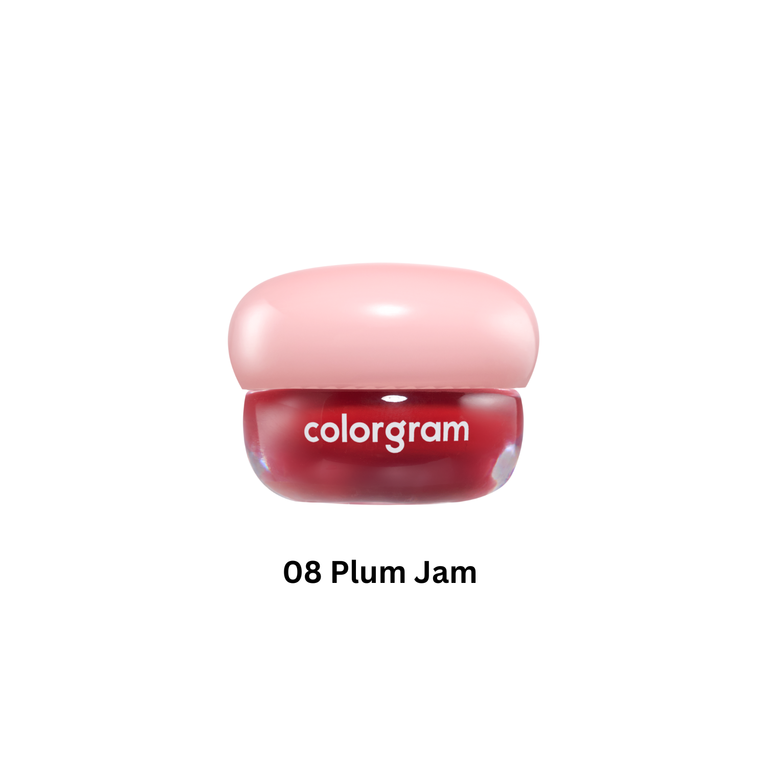 Colorgram Tintin Dory Lip Tint jar with vibrant coral-colored lip balm in a sleek container.