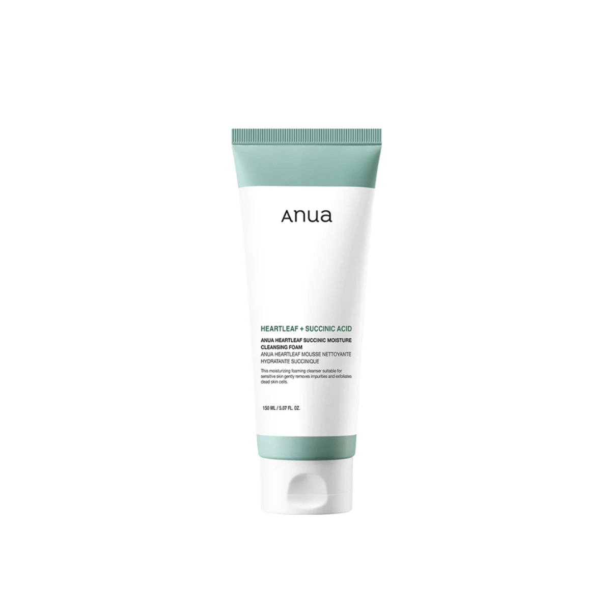 Anua [Renew] Heartleaf Succinic Moisture Cleansing Foam 150ml - Shop K-Beauty in Australia