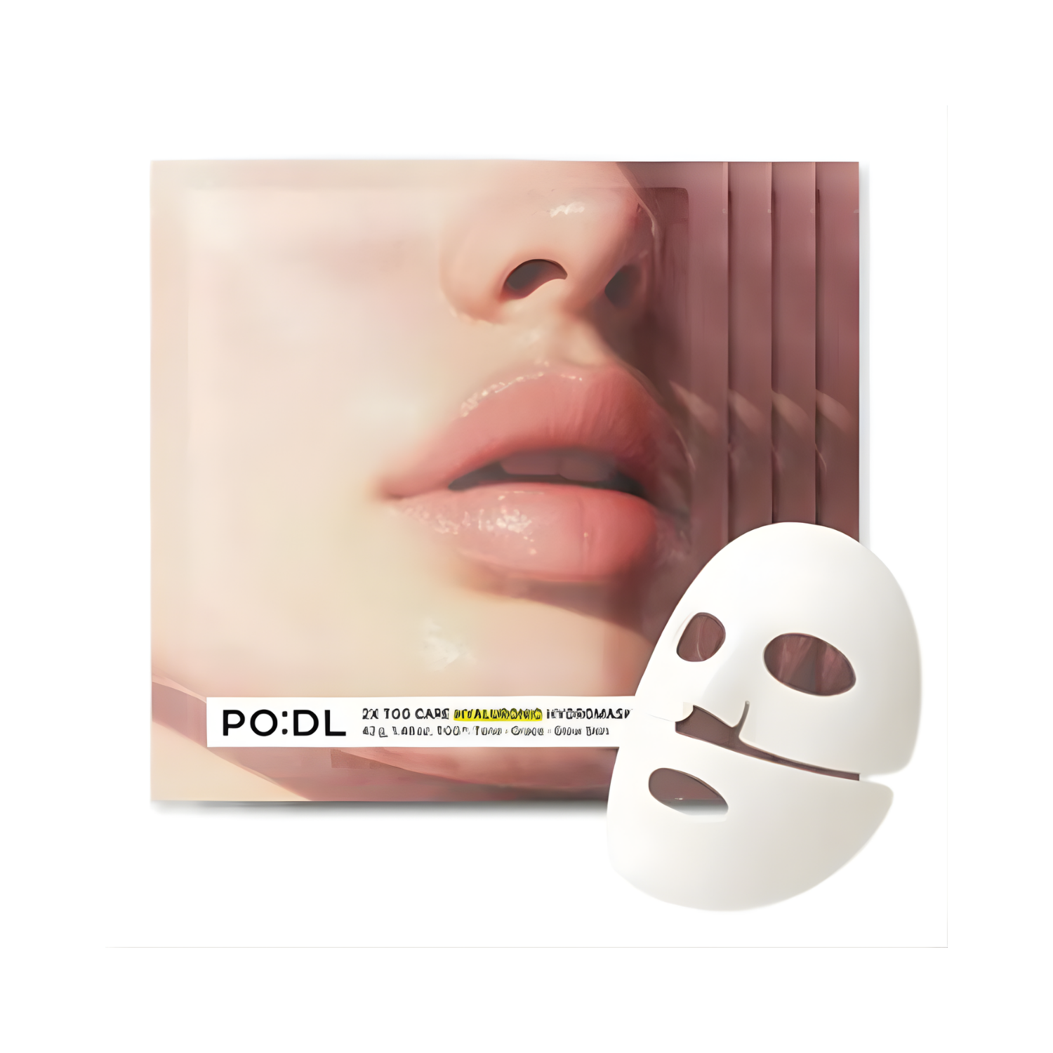 PO:DL 2X TGG Care Hyaluronic Hydro Mask Box 4pcs - Shop K-Beauty in Australia