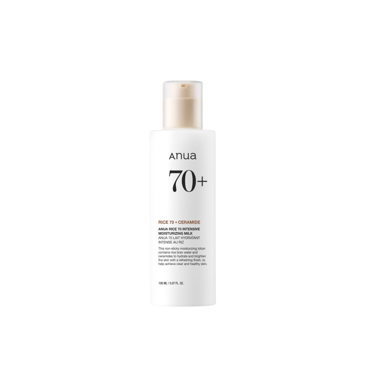 Anua Rice 70 Intensive Moisturizing Milk 150ml - Shop K-Beauty in Australia