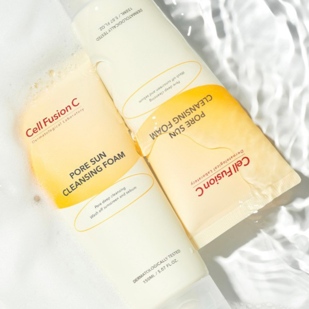 Cell Fusion C Pore Sun Cleansing Foam 150ml  -La Cosmetique
