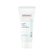 Cell Fusion C Low pH pHarrier Cleansing Foam in a 165ml gel and foam cleanser bottle, designed for gentle facial cleansing.