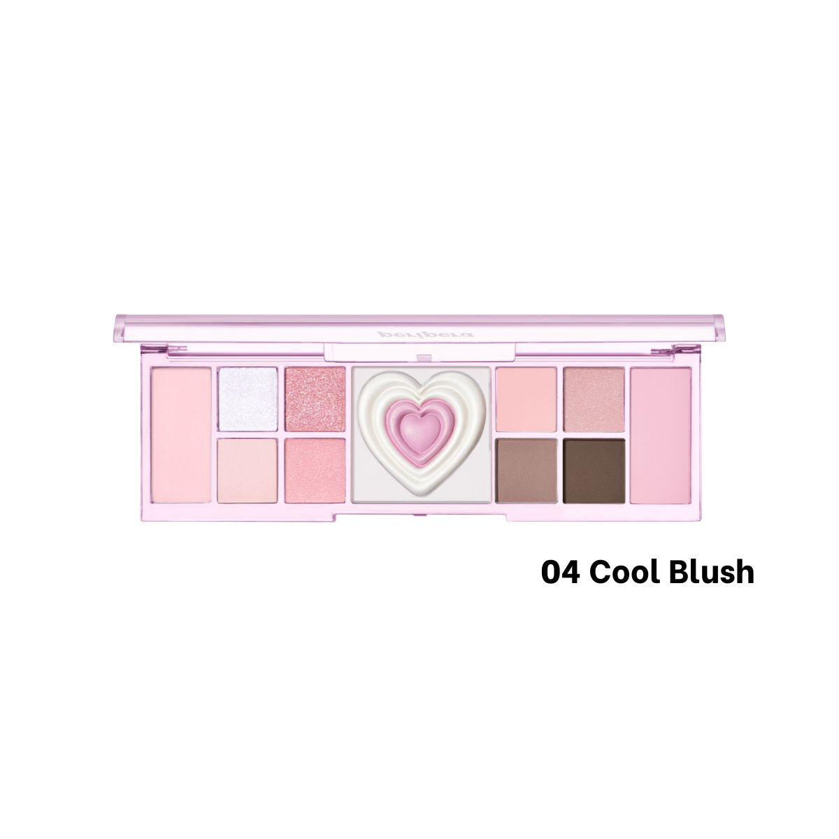 Peripera All Take Mood Like eyeshadow palette with multiple colorful shades in rectangular compact, open to display the eyeshadow colors.