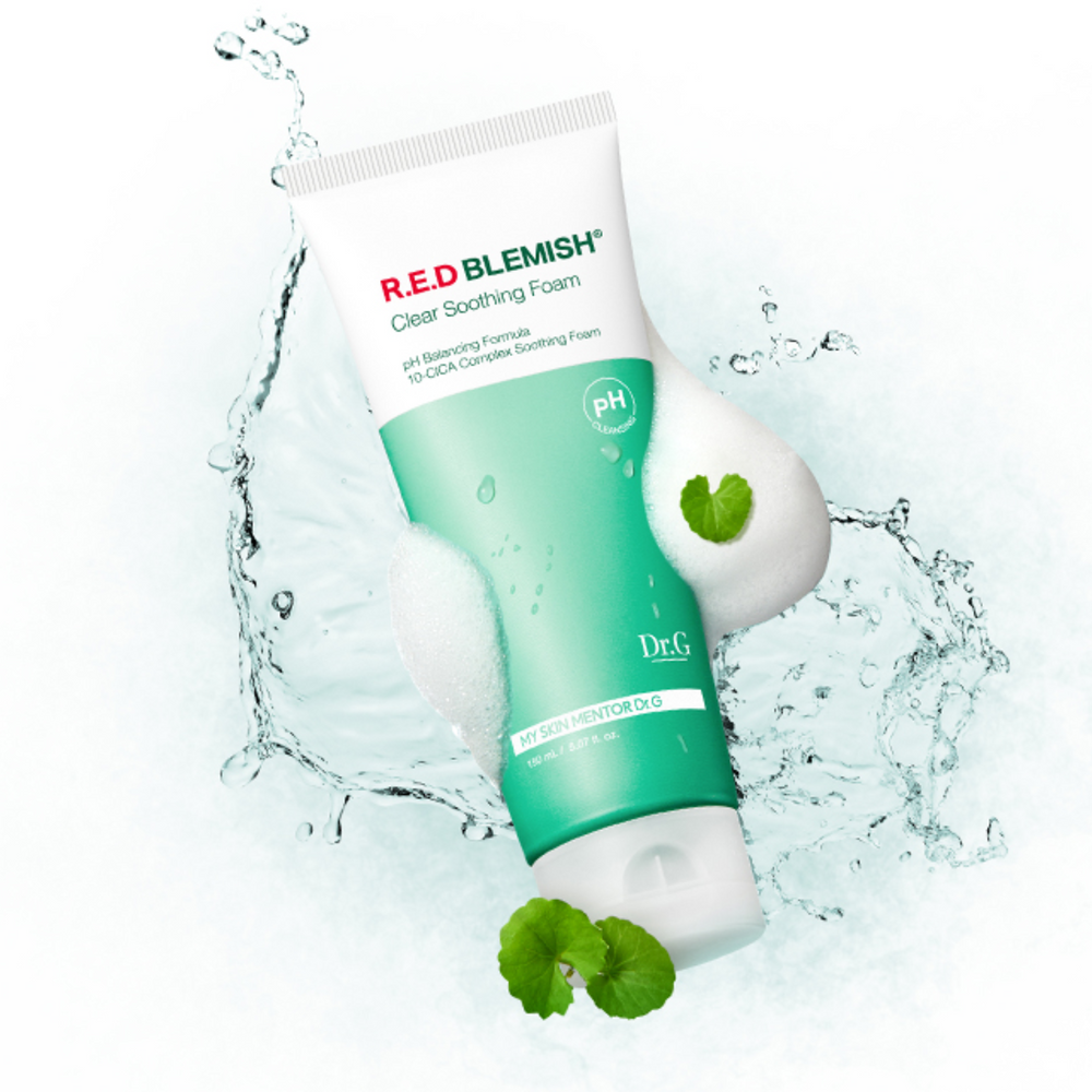 Dr. G pH Cleansing R.E.D Blemish Clear Soothing Foam 150ml - Shop K-Beauty in Australia