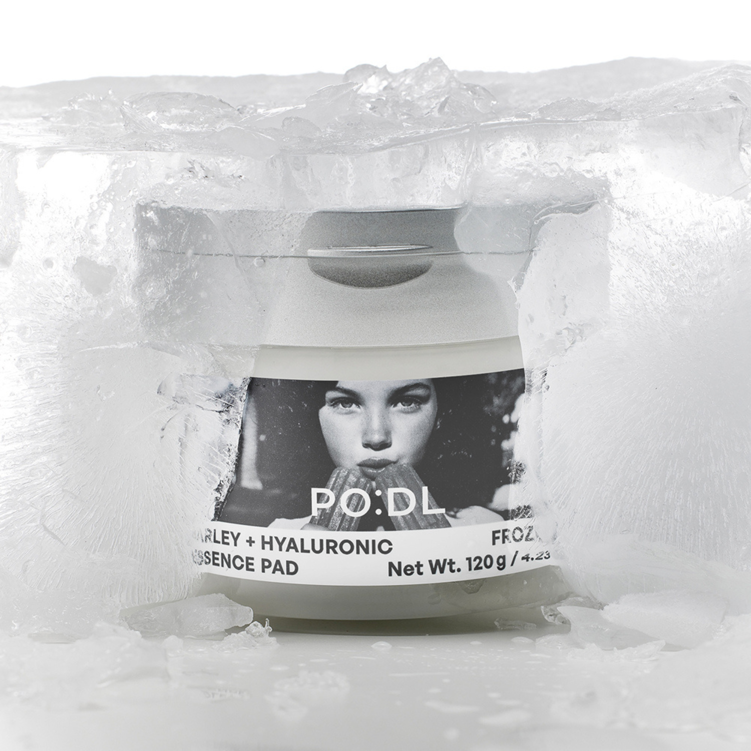 PO:DL Barley Hyaluronic Frozen40 Essence Pads 70 Pads - Shop K-Beauty in Australia