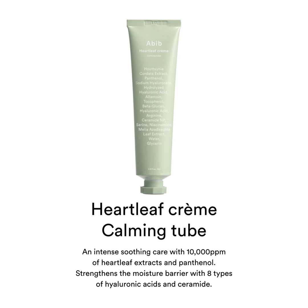 Abib Heartleaf Creme Calming Tube 75ml - Shop K-Beauty in Australia