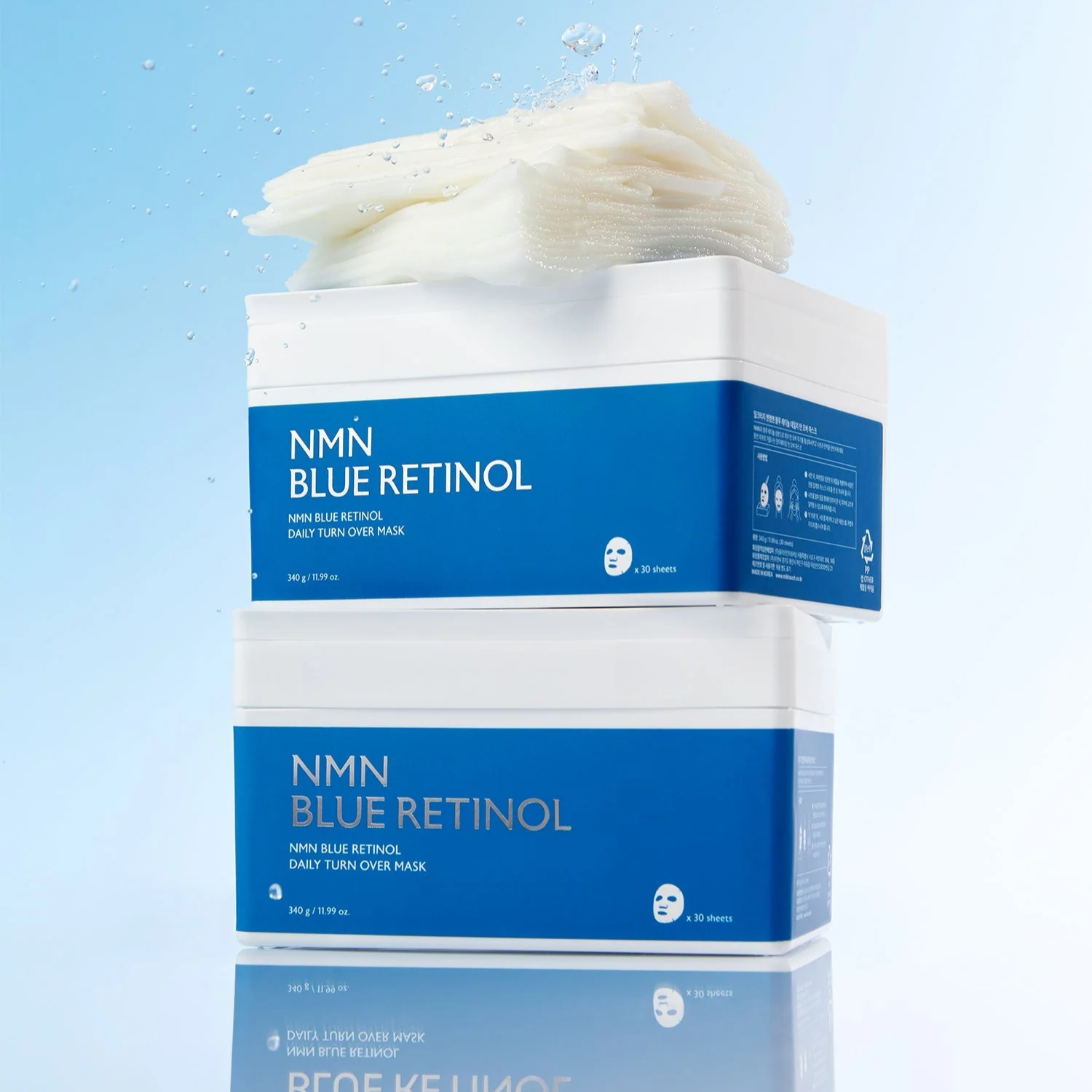 NMN Blue Super Retinol Daily Turn Over Mask Box [30pcs]