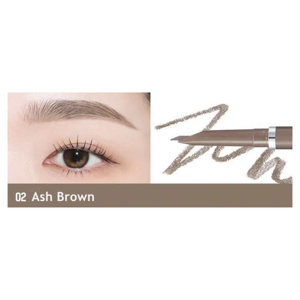 WAKEMAKE Natural Hard Brow Pencil Slash Cut (1 Colour) - Shop K-Beauty in Australia