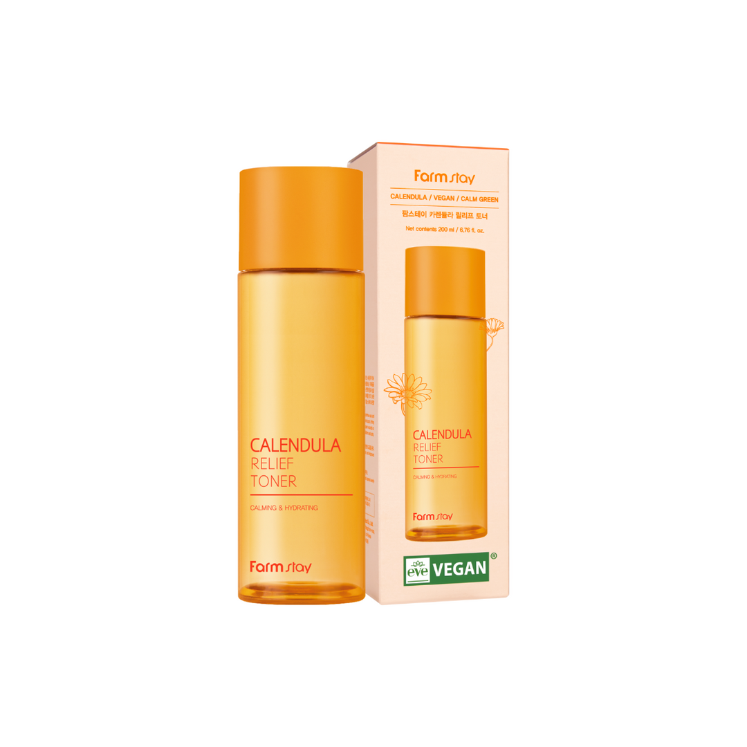 Farmstay Calendula Relief Toner 200ml - Shop K-Beauty in Australia