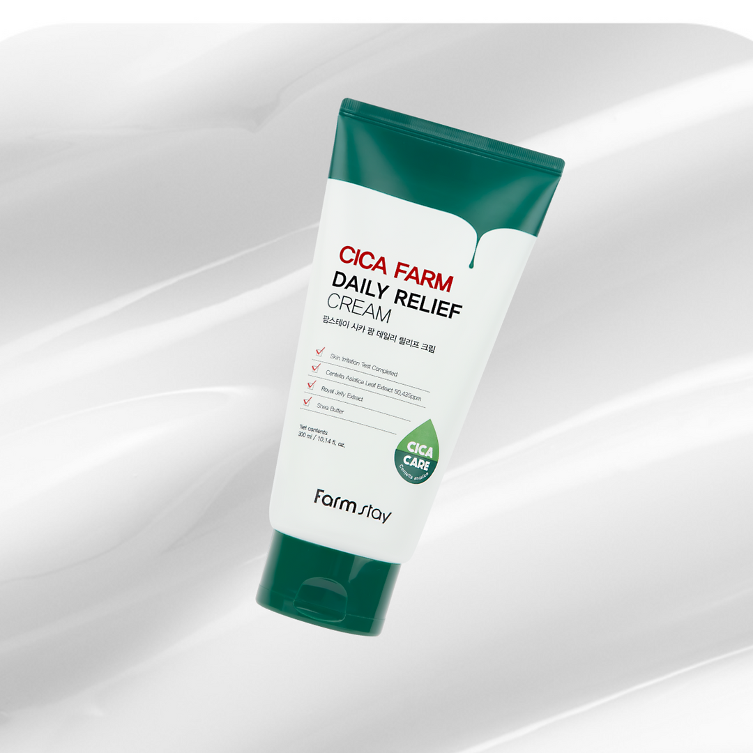 Farmstay Cica Farm Daily Relief Cream 300ml - Shop K-Beauty in Australia