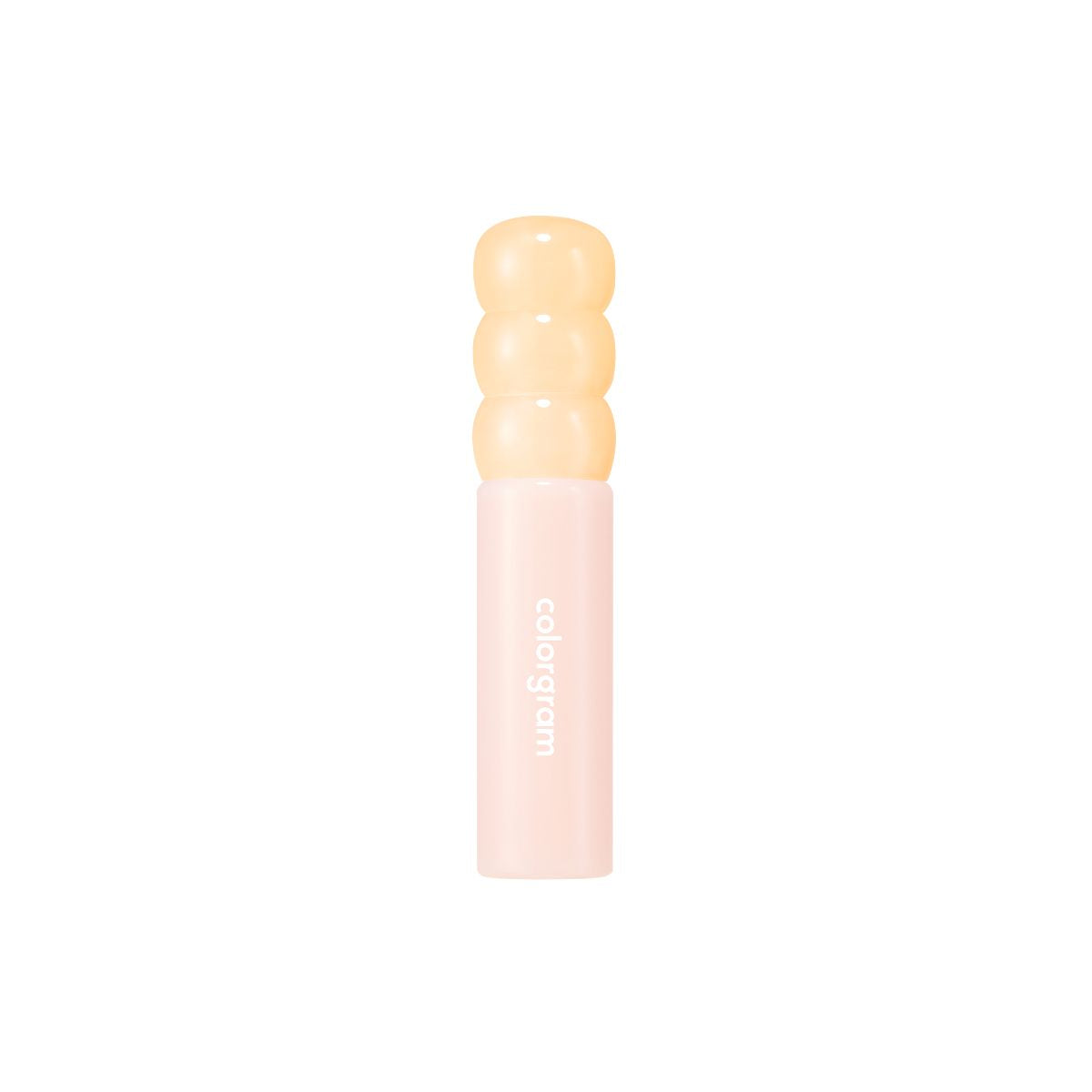 Colorgram Fruity Glass Gloss lip tint in a clear container, showcasing vibrant, glossy lip color with fruity undertones.