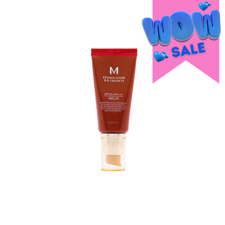 Missha M Perfect Cover BB Cream Ex SPF42/PA+++ 50ml (5 Shades) - Shop K-Beauty in Australia