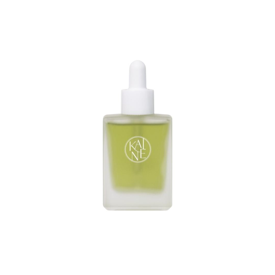 KAINE Rosemary AHA Night Serum 30ml bottle with dropper, featuring a sleek design and label for skincare and exfoliation.