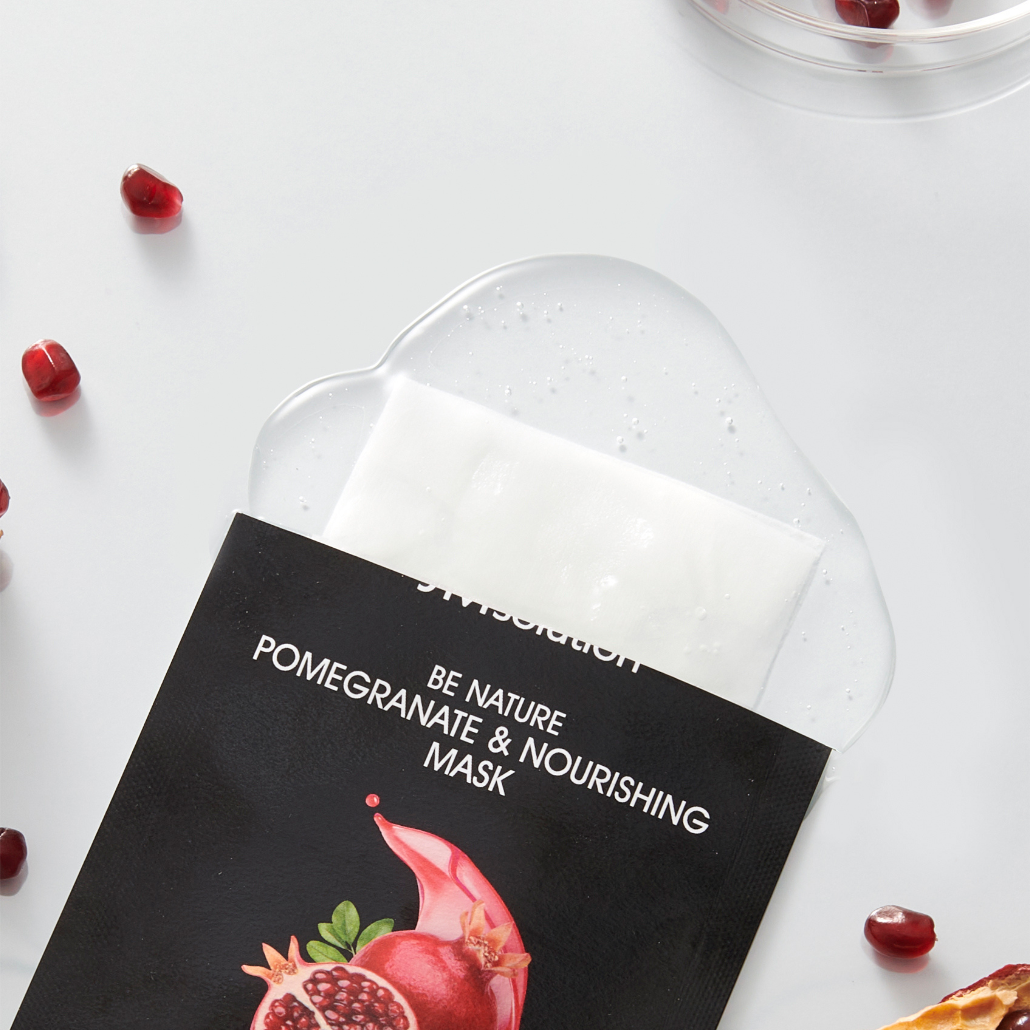 JMsolution Be Nature Pomegranate & Nourishing Mask Box [10pcs] - Shop K-Beauty in Australia