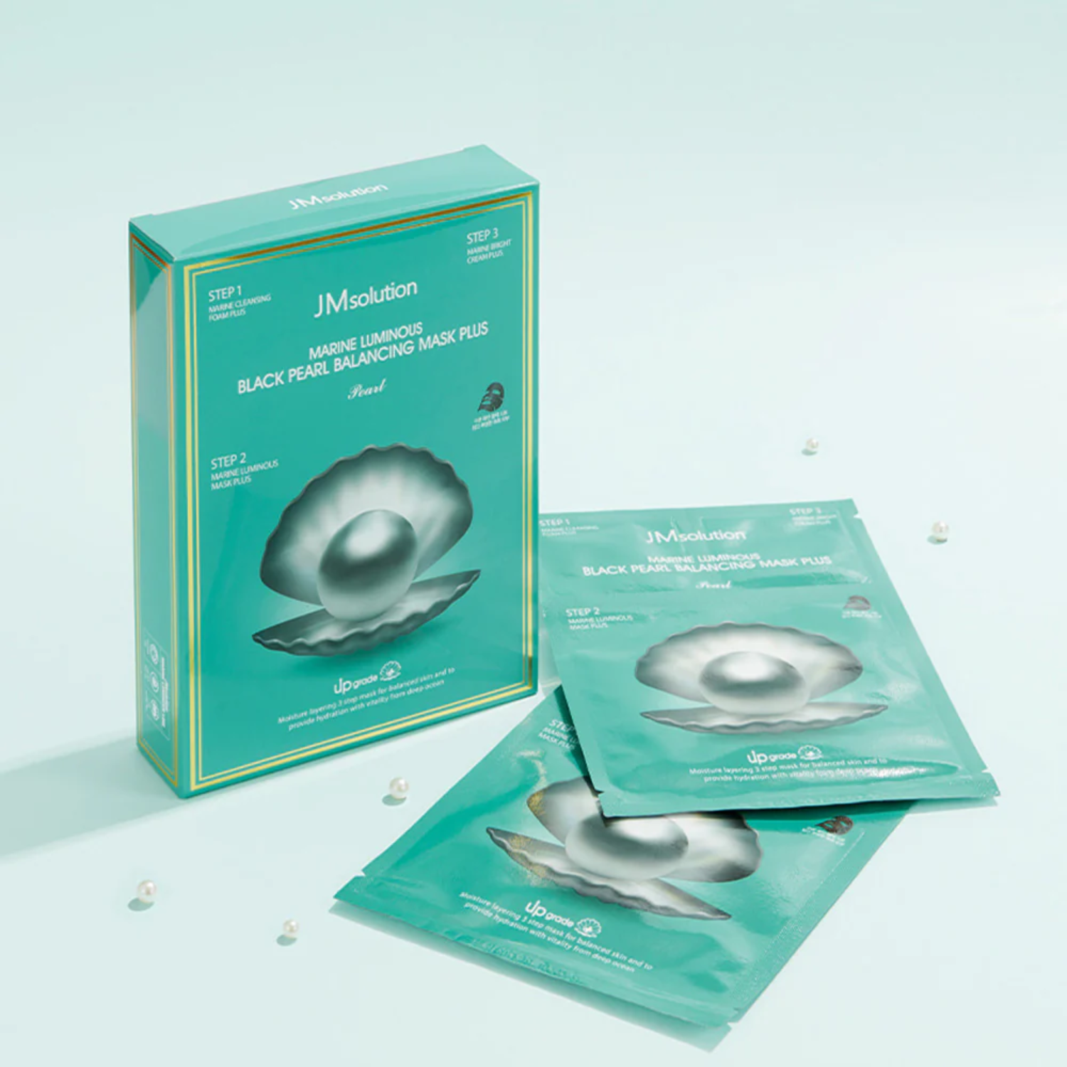 Marine Luminous Black Pearls Moisture Balancing Mask Box Pearl [10pcs]
