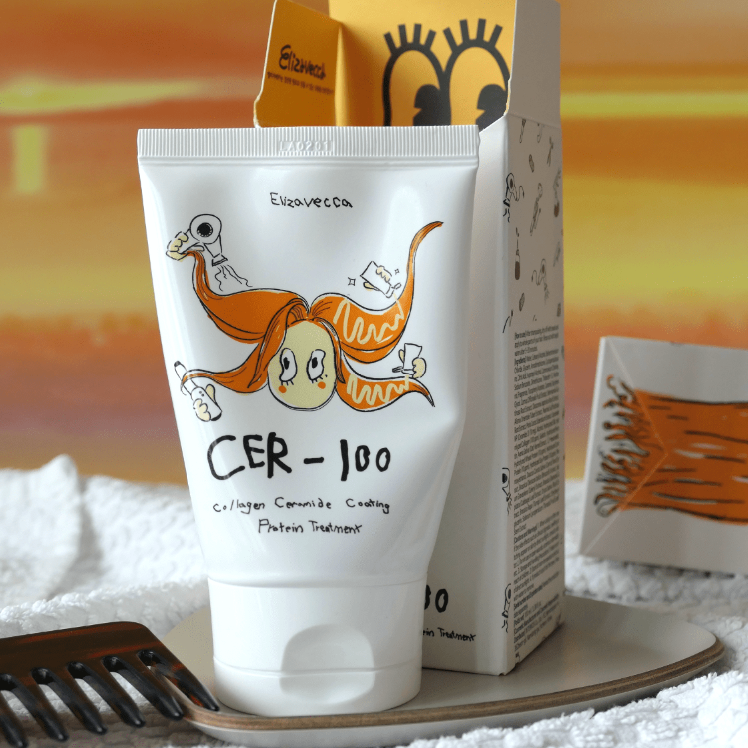 ELIZAVECCA Milky Piggy Collagen Ceramide Coating Protein Treatment 100ml  - La Cosmetique