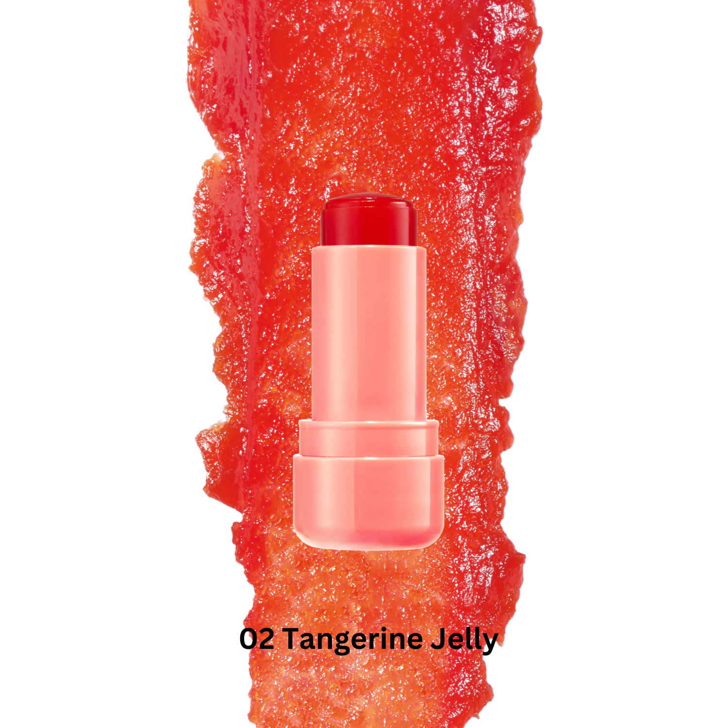 Colorgram Multi Jelly Stick blush, creamy pink and coral shades, displayed with swatches on skin for natural, vibrant glow.