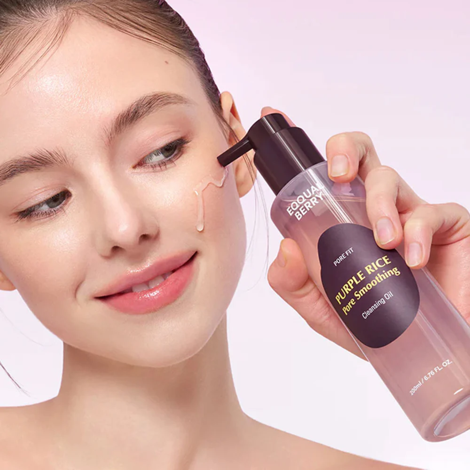 Eqqualberry Purple Rice Pore Smoothing Cleansing Oil 200ml - Shop K-Beauty in Australia