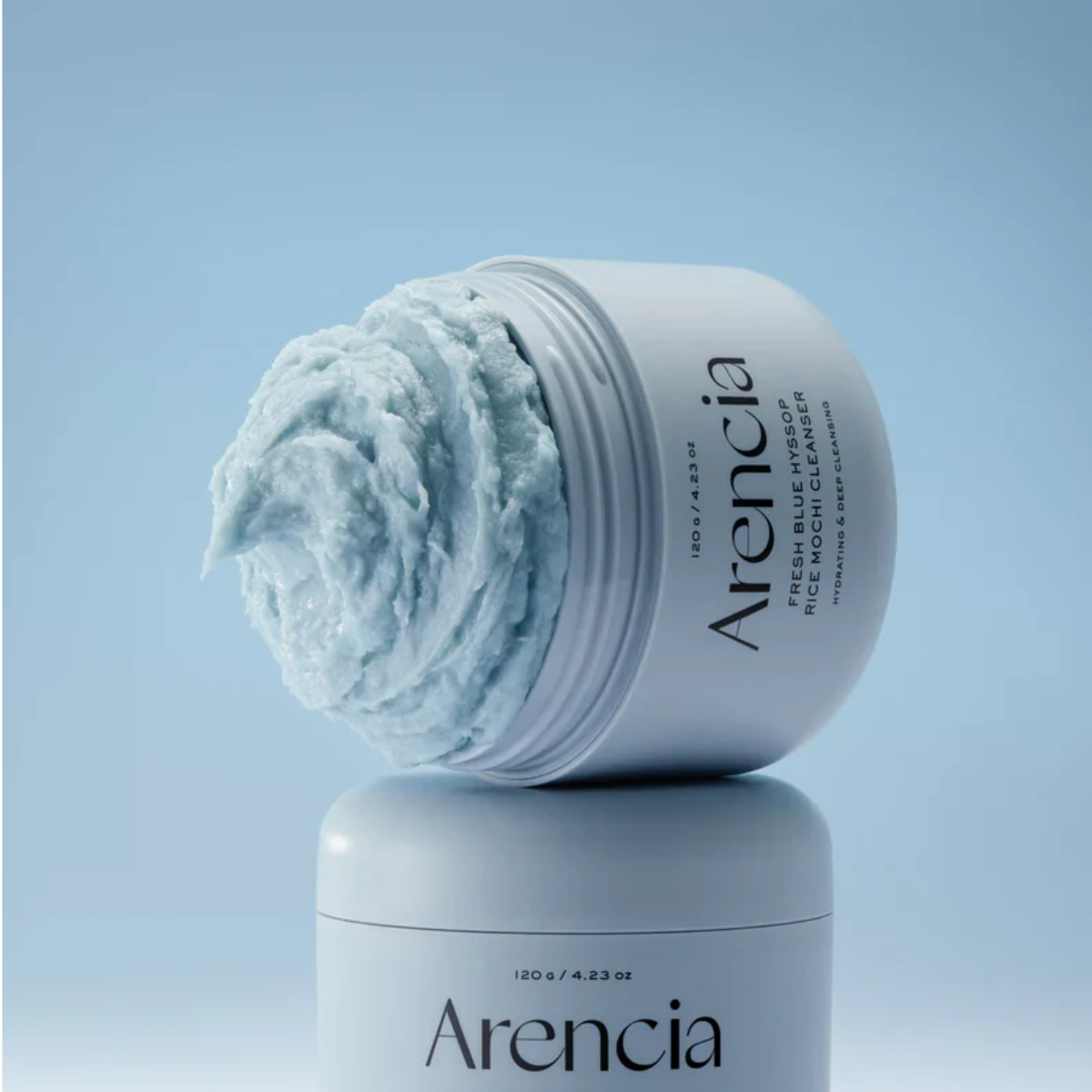 Arencia Fresh Blue Hyssop Rice Mochi Cleanser 120g - Shop K-Beauty in Australia