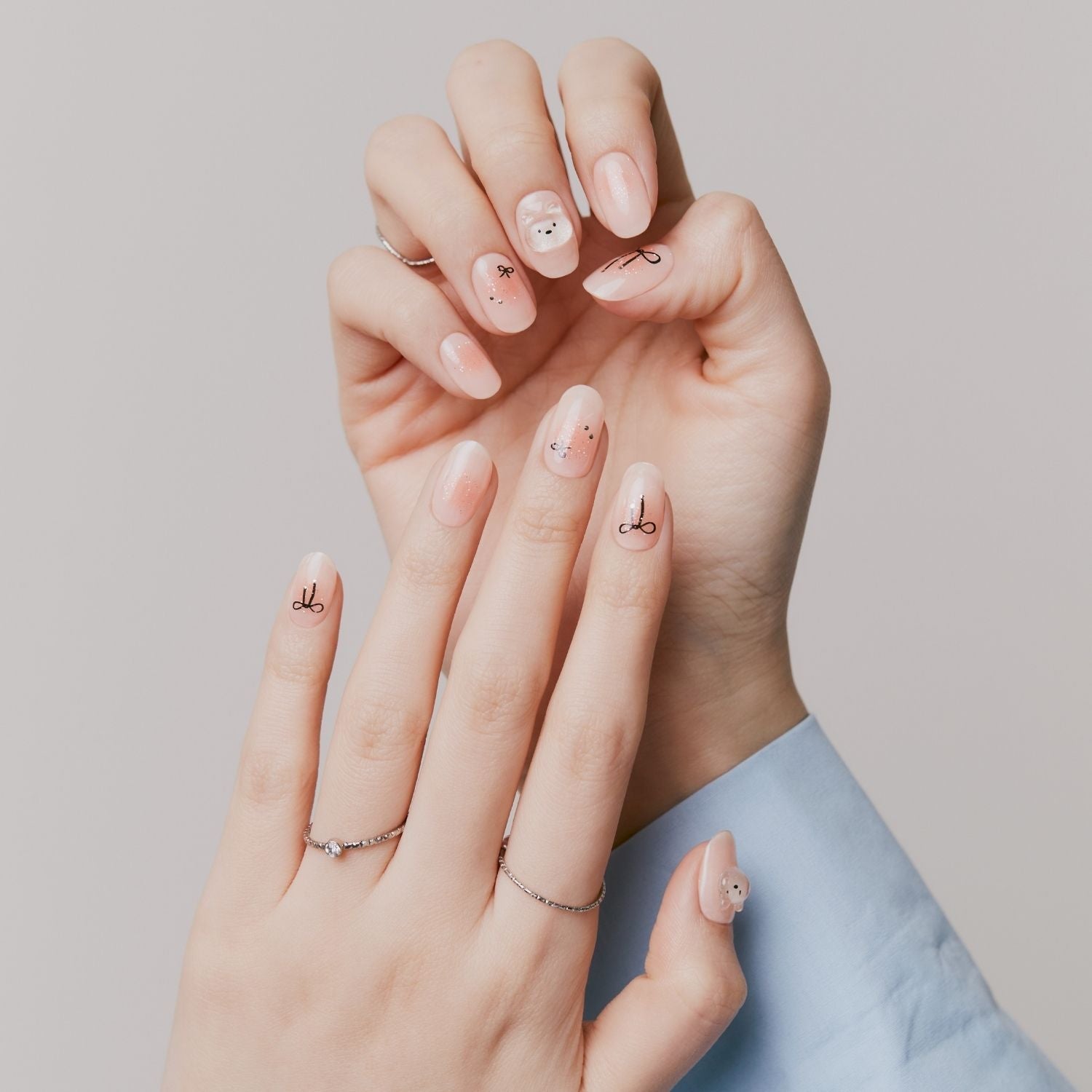 Ohora Semi-Cured Gel Nail - N Bear Up - Shop K-Beauty in Australia