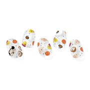 Ohora Semi-Cured Gel Nail in N Street Food design, showcasing vibrant, glossy nail art with colorful street food motifs.