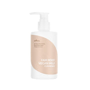Isntree Yam Root vegan gel and foam cleanser in a 220ml bottle with a clear pump dispenser.