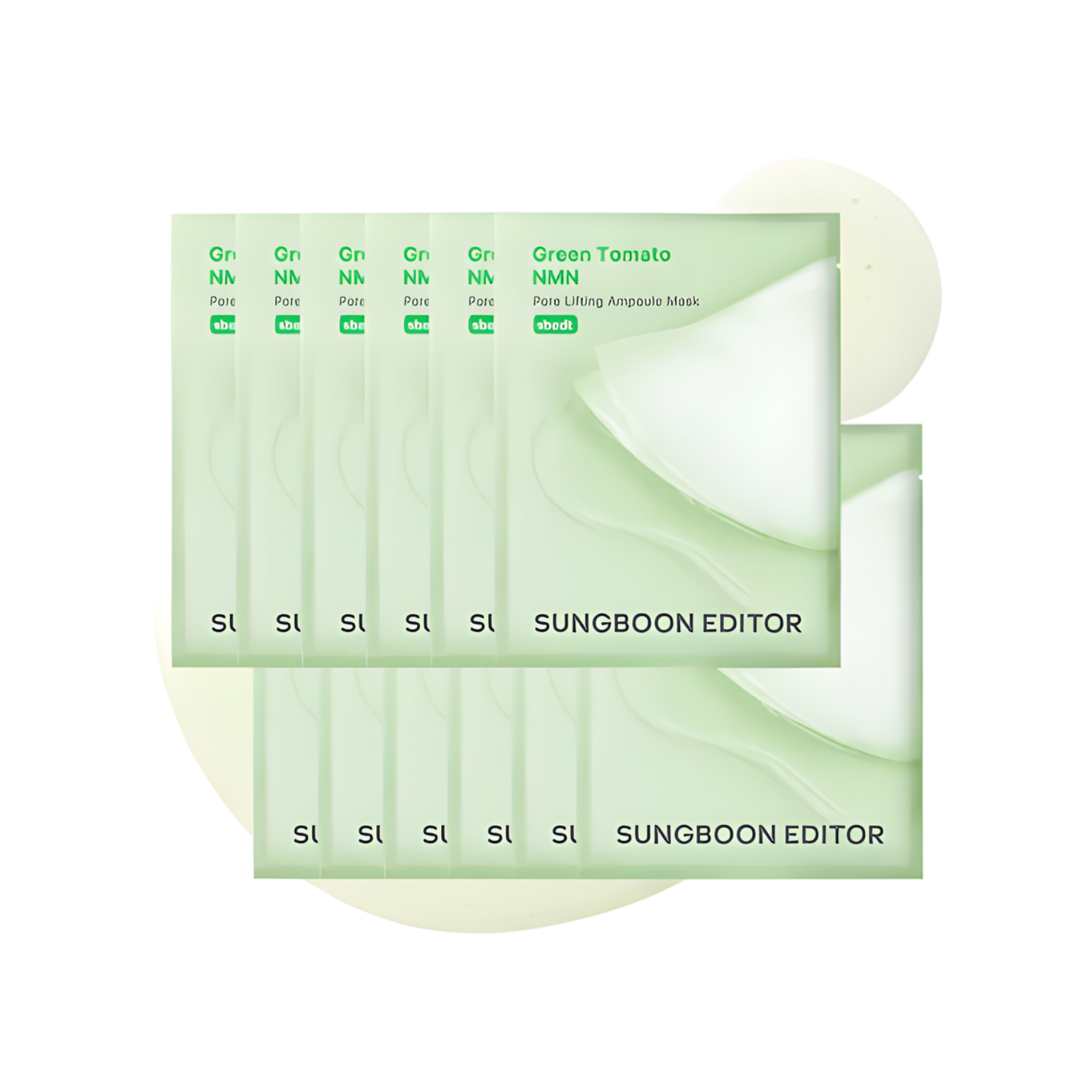 Sungboon Editor Green Tomato NMN Pore Lifting Ampoule Mask Box 10pcs - Shop K-Beauty in Australia
