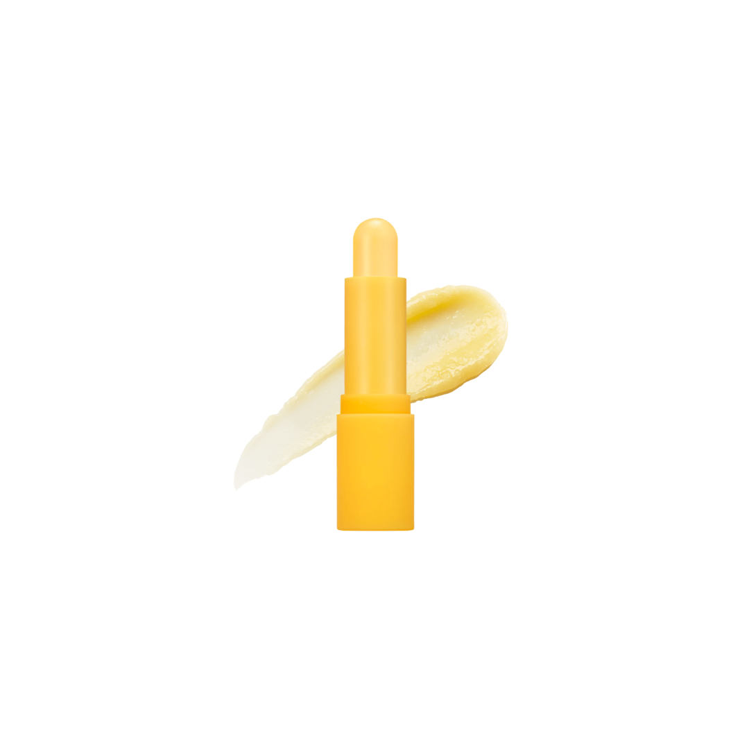 TOCOBO Vitamin Nourishing Lip Balm and Essence in a sleek tube, showing the product's packaging and vibrant branding.