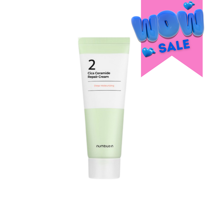 Numbuzin No.2 Cica Ceramide Repair Cream 60ml - Shop K-Beauty in Australia