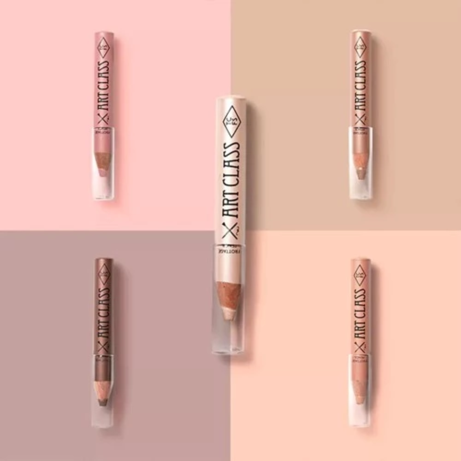 Too Cool For School Artclass Frottage Pencil eyeshadow in a soft, blendable shade with a creamy texture and artistic packaging.