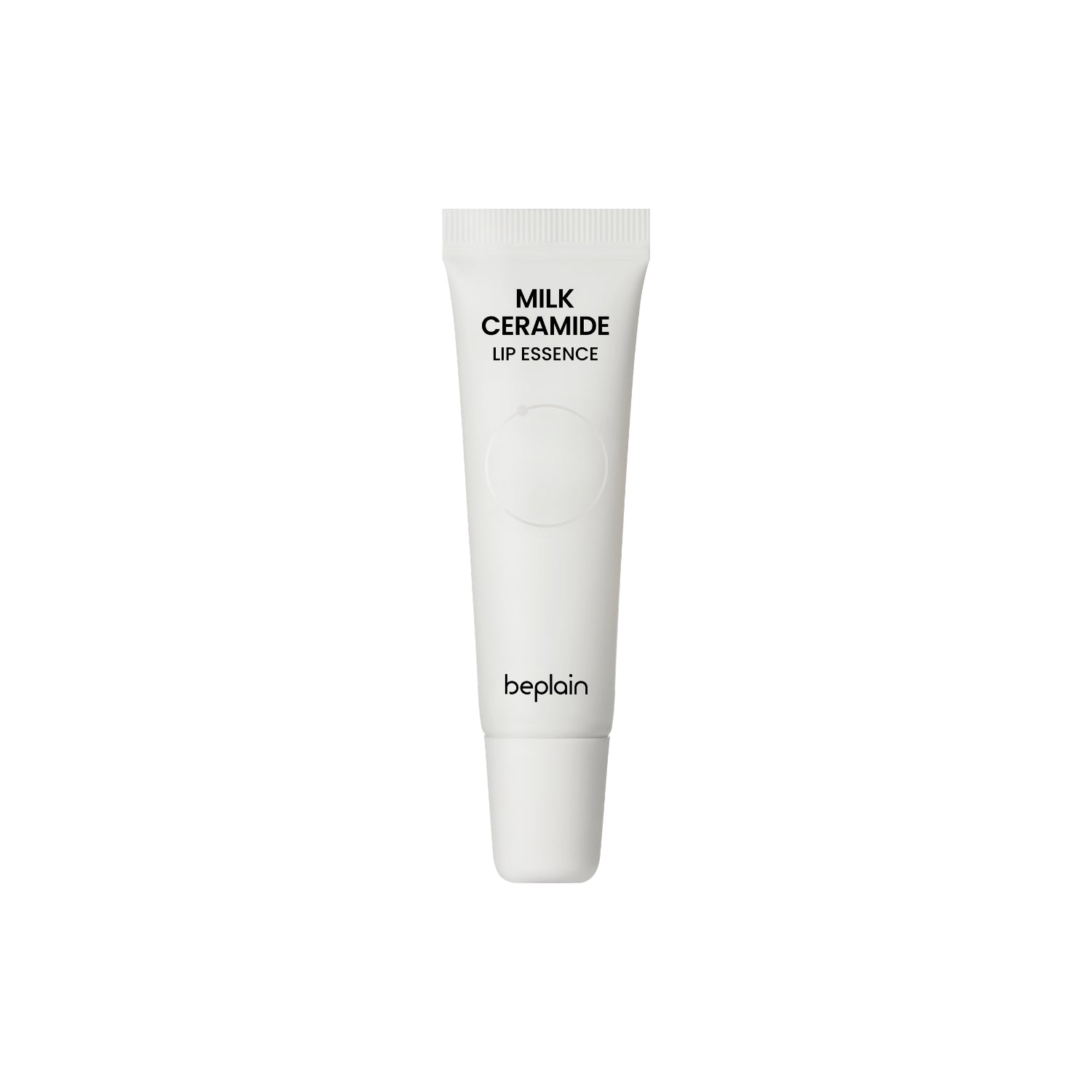 Beplain Milk Ceramide Lip Essence in a 10g tube, showing the smooth, hydrating lip balm and essence for soft, nourished lips.