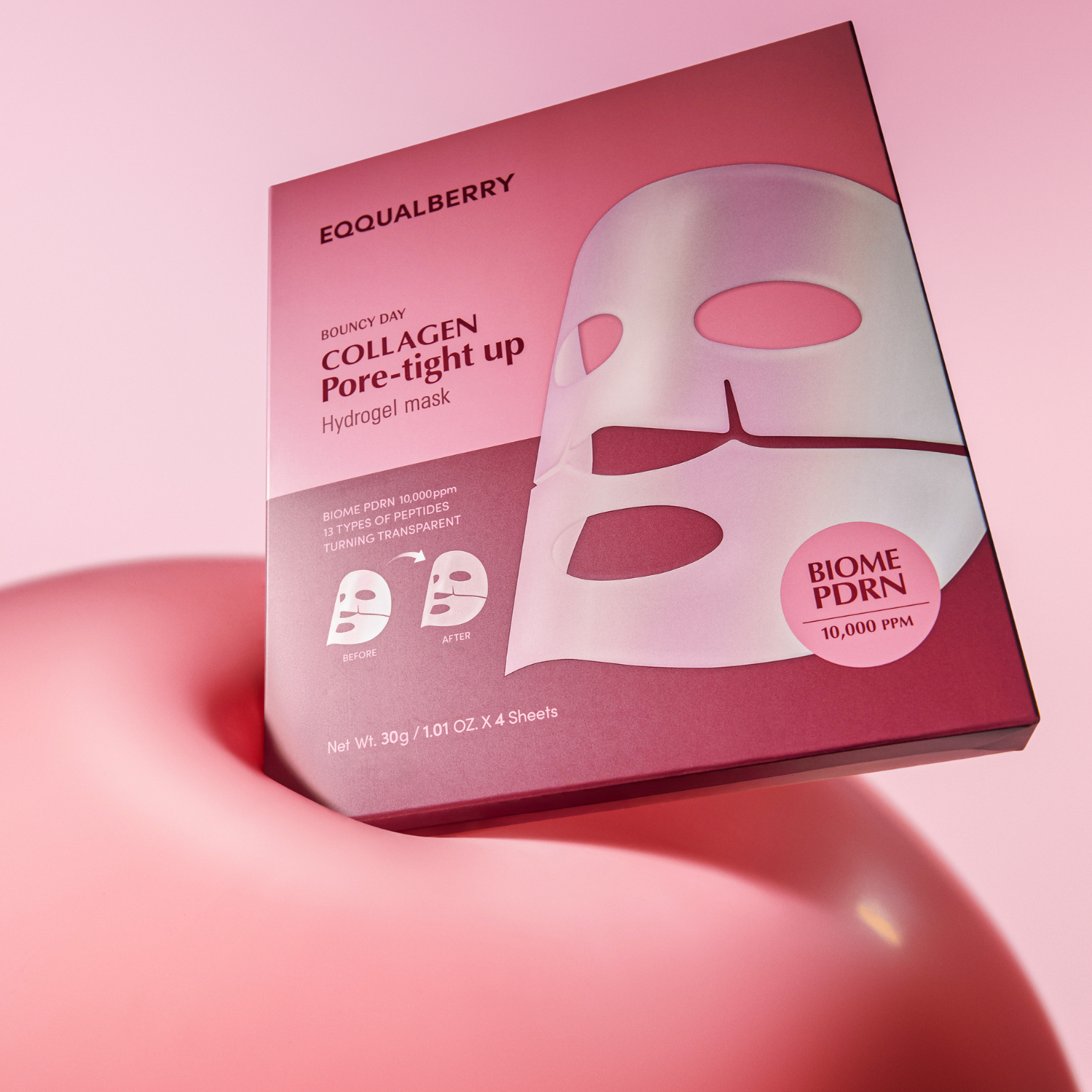 Eqqualberry Collagen Pore Tight Up Hydrogel Mask 1pc - Shop K-Beauty in Australia