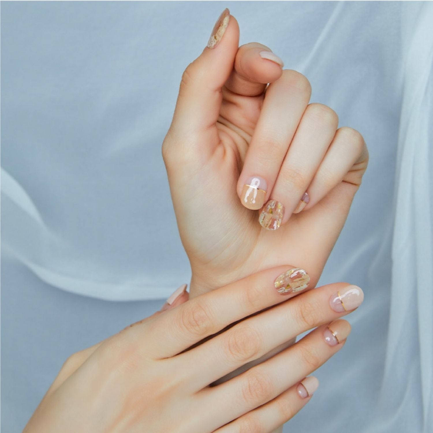 Ohora Semi-Cured Gel Nail - N Ombrer Beige - Shop K-Beauty in Australia