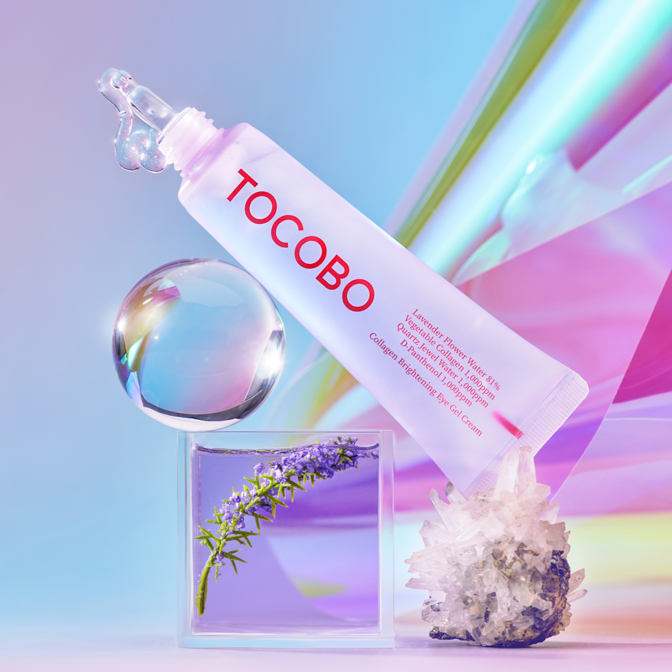 TOCOBO Collagen Brightening Eye Gel Cream 30ml, smooth eye cream with collagen for brightening and reducing puffiness.
