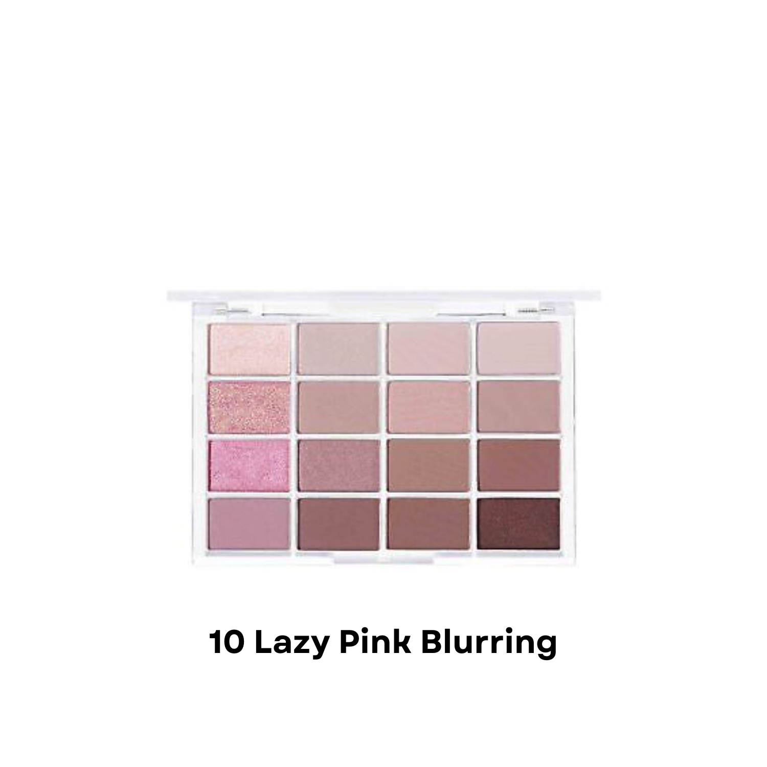 Wakemake Soft Blurring Eye Palette with neutral eyeshadow shades arranged in a compact palette for natural eye makeup.