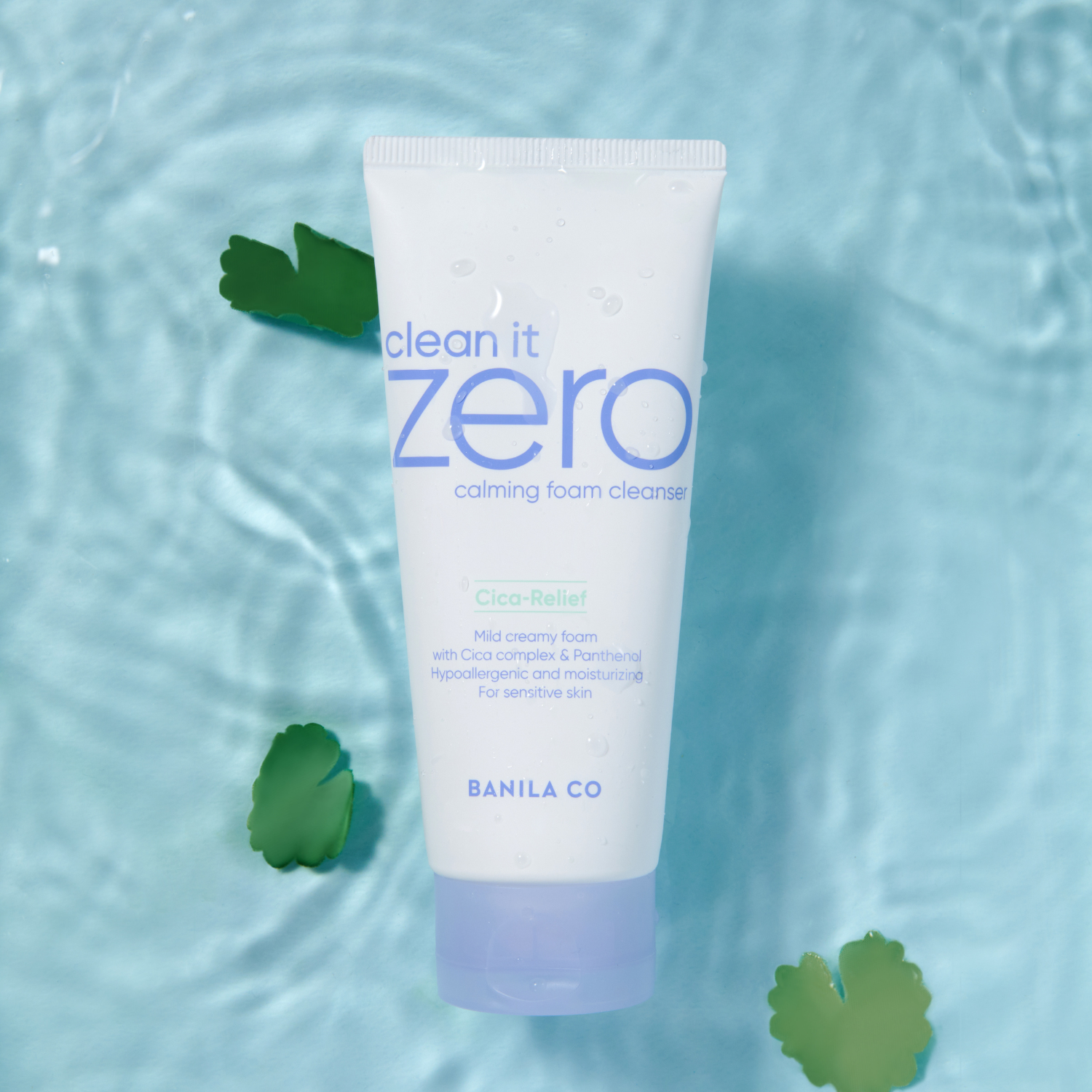 Banila Co Clean It Zero Calming Foam Cleanser in 150ml gel and foam cleanser bottle with a clean, calming design.