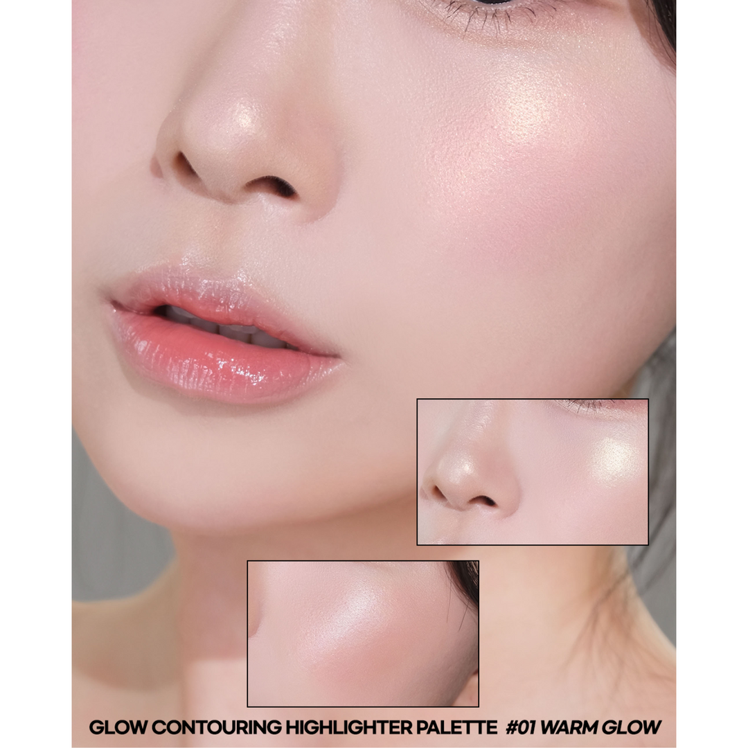 WAKEMAKE Glow Contouring Highlighter Palette (1 Colour) - Shop K-Beauty in Australia