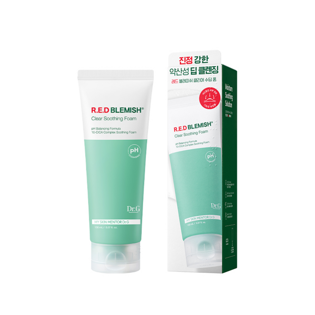 Dr. G pH Cleansing R.E.D Blemish Clear Soothing Foam 150ml - Shop K-Beauty in Australia