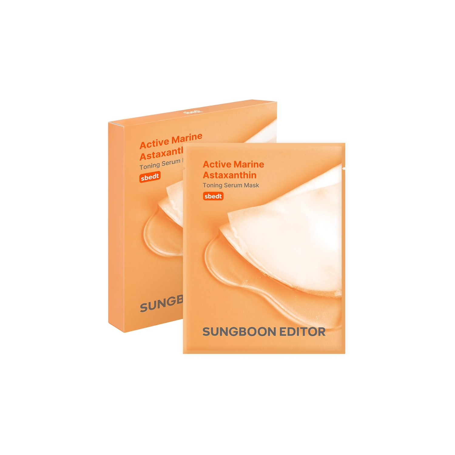 Sungboon Editor Active Marine Astaxanthin Mask Box 10pcs (NEW) - Shop K-Beauty in Australia