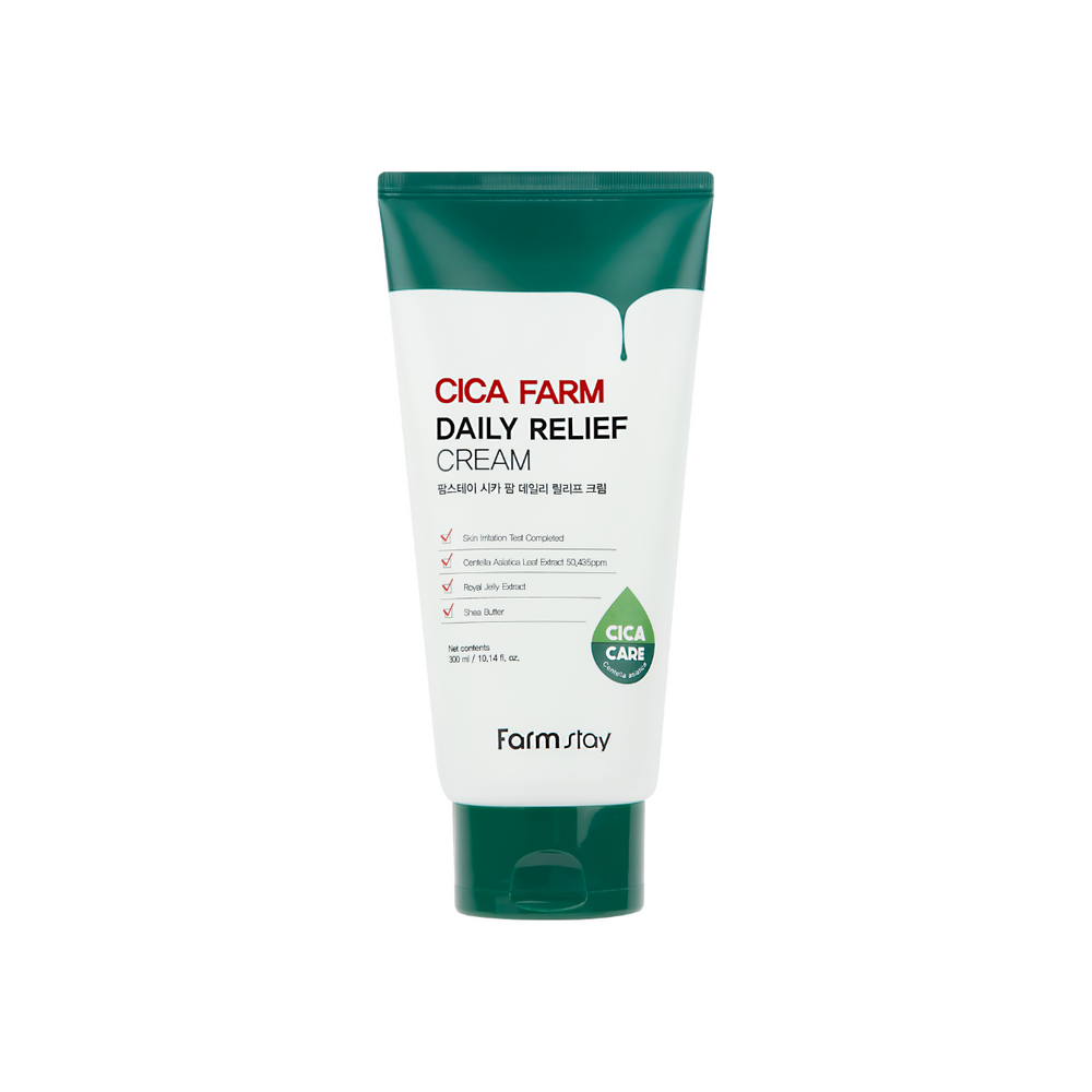 Farmstay Cica Farm Daily Relief Cream 300ml - Shop K-Beauty in Australia