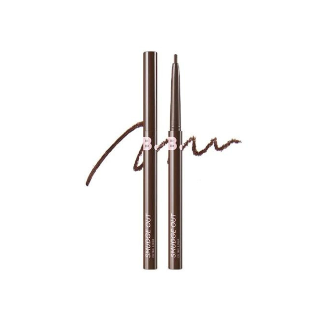 Banila Co Smudge Out Detail Gel Eyeliner in black, showcasing its smooth gel texture and precise application tip.