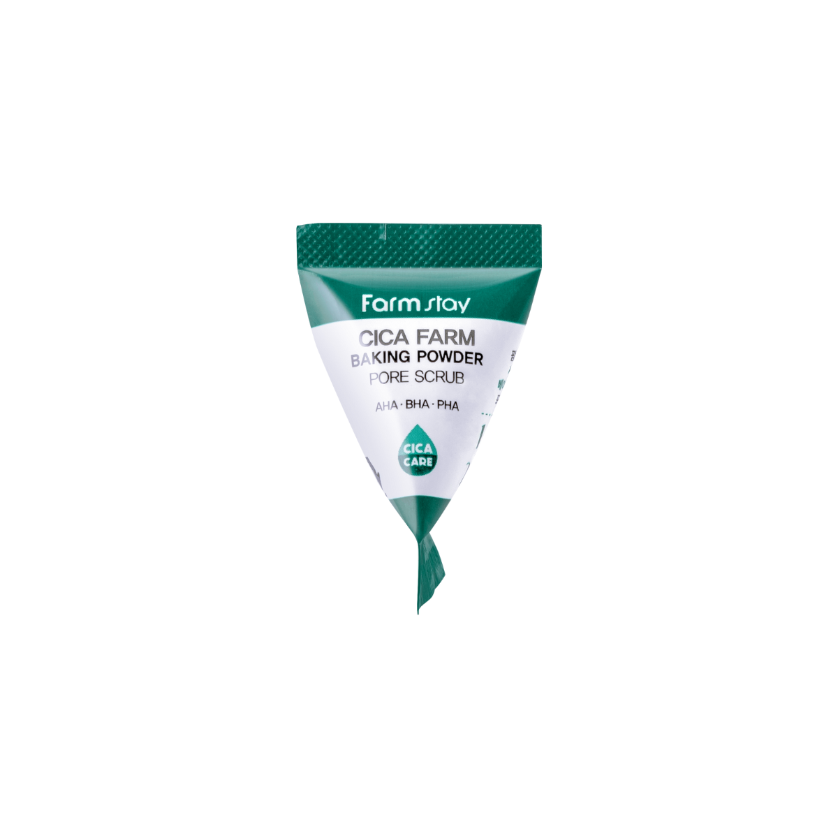 Farmstay Cica Farm Baking Powder Pore Scrub 25pcs, exfoliants and scrubs for deep cleansing and pore refinement.