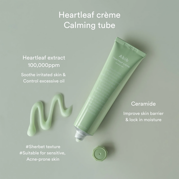 Abib Heartleaf Creme Calming Tube 75ml - Shop K-Beauty in Australia