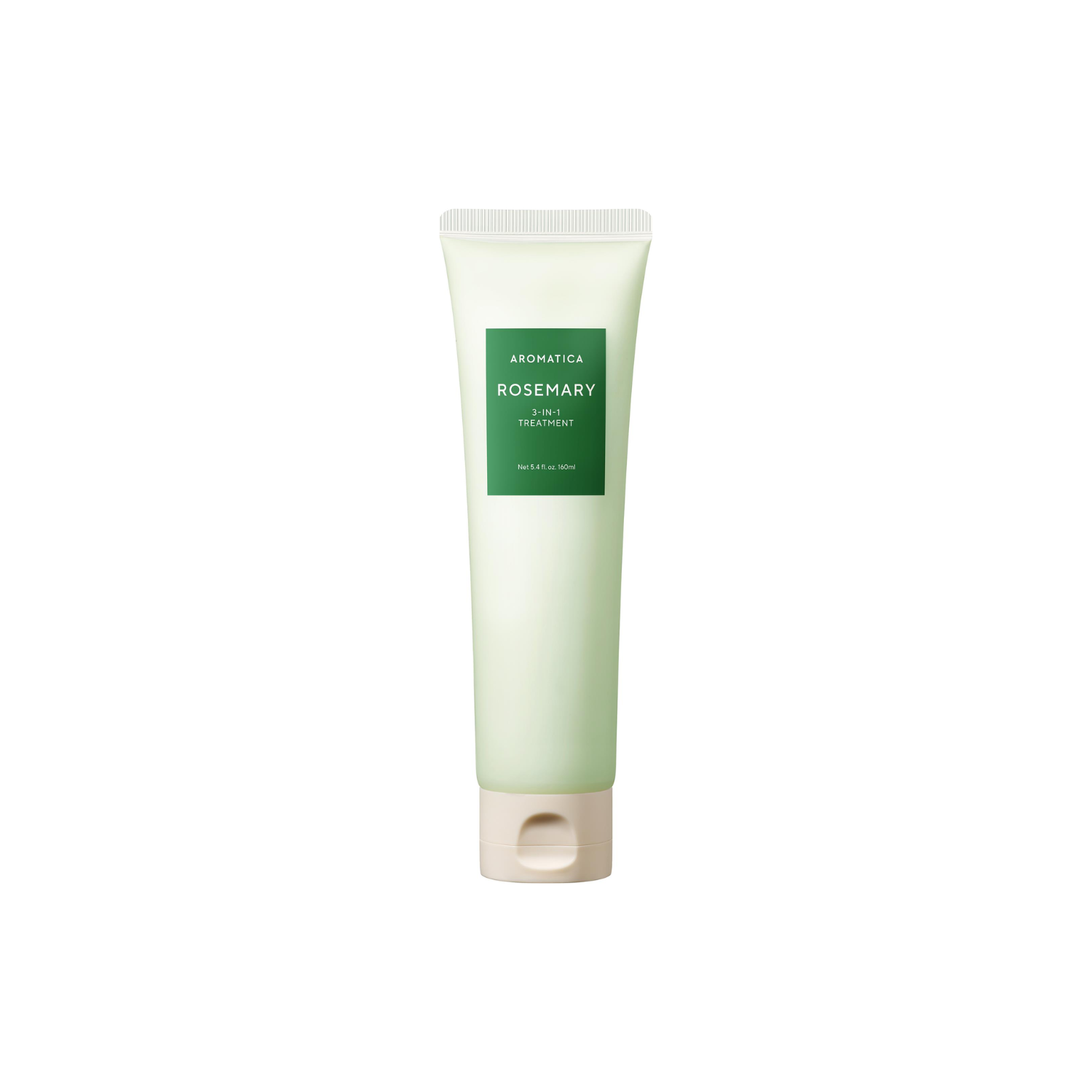 Aromatica Rosemary 3-in-1 Treatment conditioner and treatment bottle, 160ml, with rosemary plant illustration on label