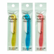 Foldable wide eyebrow razor by Fillimilli, a makeup brush with a sleek design for precise eyebrow grooming.